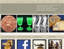 Tablet Screenshot of mikedeming-antiques.com